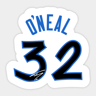 Shaq Classic - signed Sticker